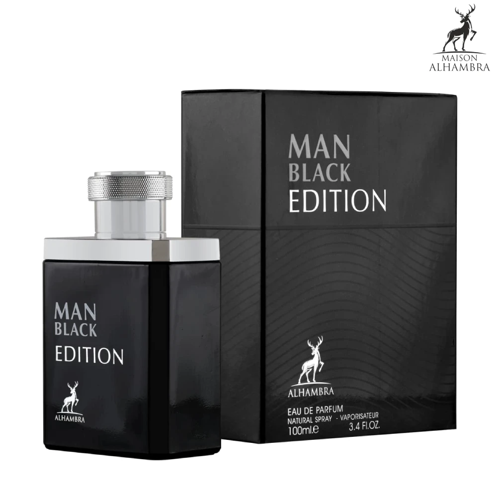 Maison Alhambra Man Black Edition Perfume for Men – EDP – 100 ml