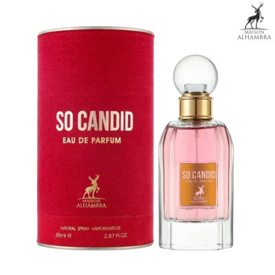 Maison Alhambra So Candid Perfume for Women - EDP in 85 ml bottle with elegant floral packaging
