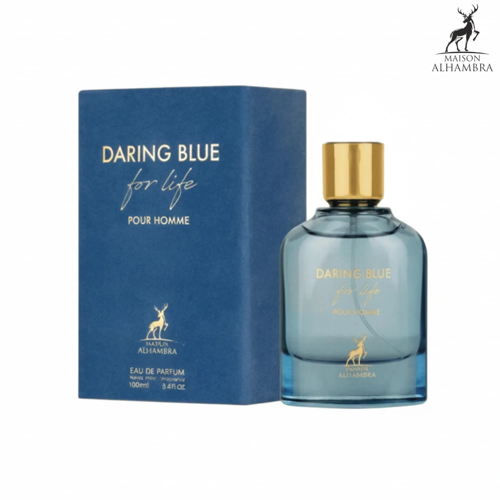 Maison Alhambra Daring Blue For Life Perfume for Men – EDP – 100 ml
