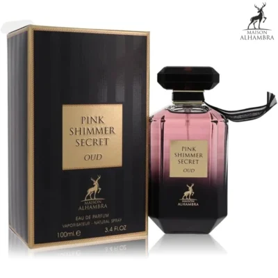 Maison Alhambra Pink Shimmer Secret Oud Perfume for Women – EDP – 100 ml