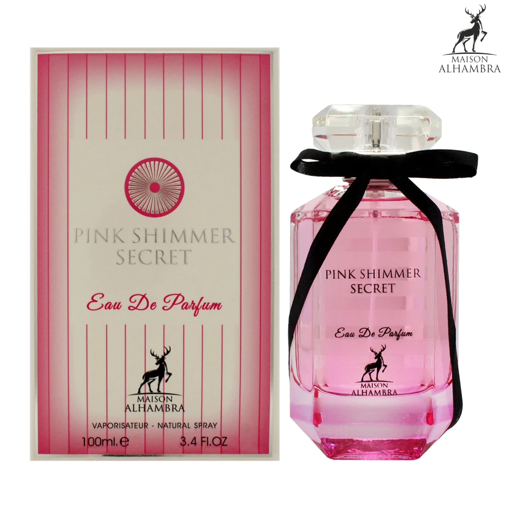 Maison Alhambra Pink Shimmer Secret Perfume for Women – EDP – 100 ml