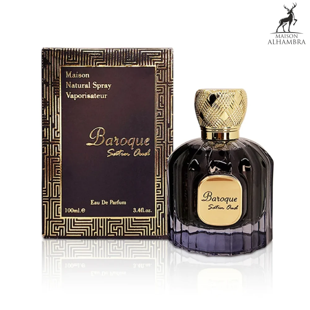 Maison Alhambra Baroque Satin Oud Perfume for Men – EDP – 100 ml