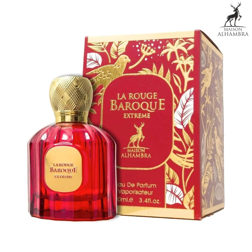 Maison Alhambra La Rouge Baroque Extrait Perfume for Men and Women – EDP – 100 ml