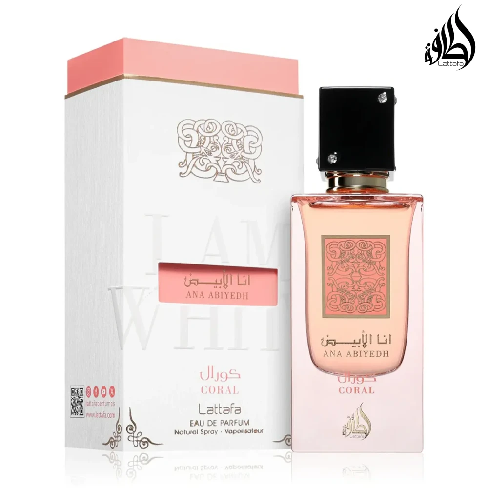 Lattafa Ana Abiyedh Coral Perfume for Men and Women – EDP – 60 ml