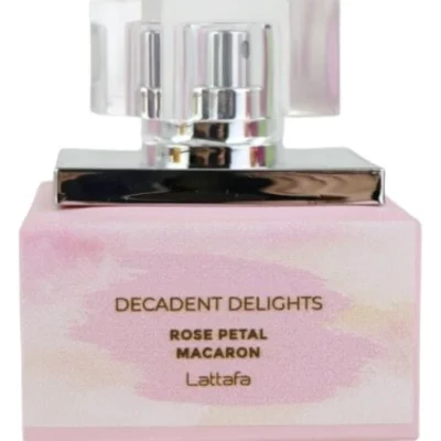 Lattafa Decadent Delights Rose Petal Macaron Perfume for Women – EDP – 50 ml