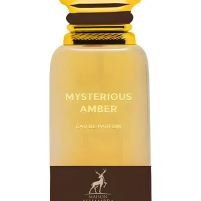 Maison Alhambra Mysterious Amber Perfume for Men and Women – EDP – 80 ml