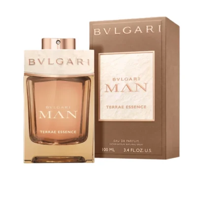 BVLGARI Man Terrae Essence Perfume for Men EDP 100 ml bottle with earthy woody scent