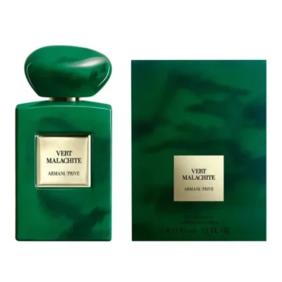 Armani Privé Vert Malachite Perfume for Men and Women EDP 100 ml bottle with green malachite-inspired design