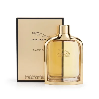Jaguar Classic Gold Perfume for Men EDT 100 ml bottle with golden cap