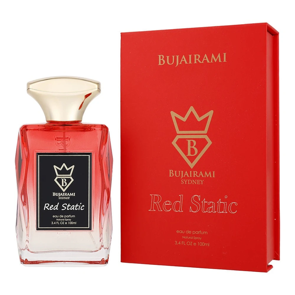 Bujairami Red Static Perfume for Men and Women – EDP – 100 ml